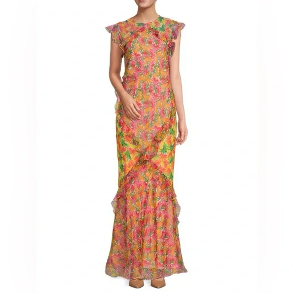 maxi butter yellow dress Butter Yellow Floral Cutout Back Maternity Maxi Dress – PinkBlush
